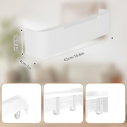 Wall Mounted Coat Rack with Shelf