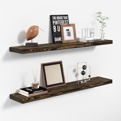 36'' Wood Floating Shelves for Wall (2 Count)