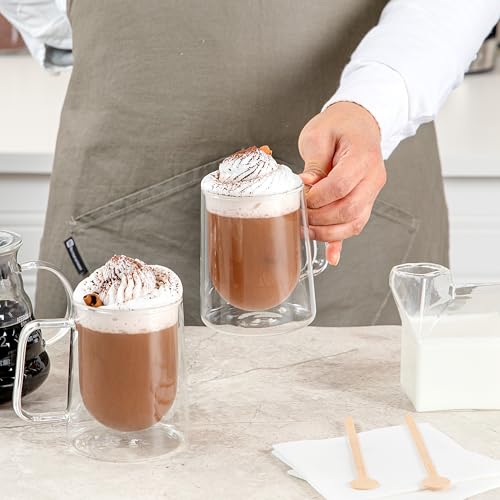 10 oz Professional Glass Coffee Mug (2 Count)