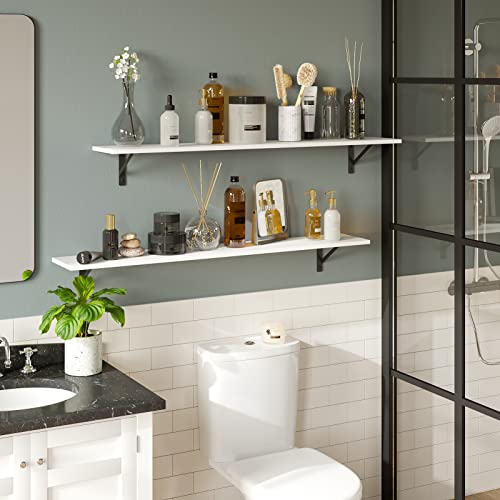 Long Wall Shelves (2 Count)