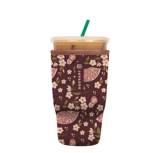 JavaSok Iced Coffee & Cold Soda Insulated Neoprene Cup Sleeve