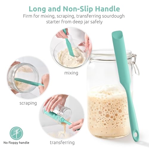 Silicone Jar Spatula for Sourdough Starter