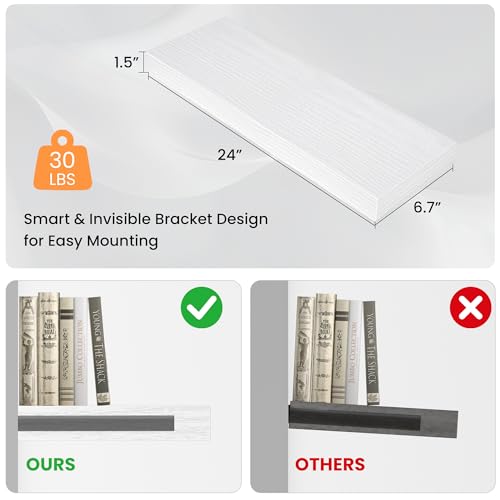 Floating Shelves for Wall (2 Count)