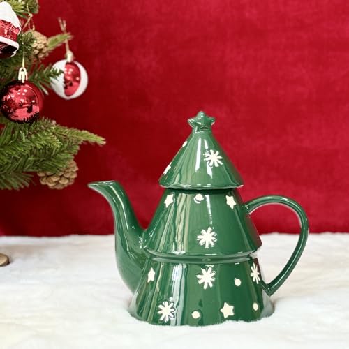 Christmas Tree 28oz Teapot