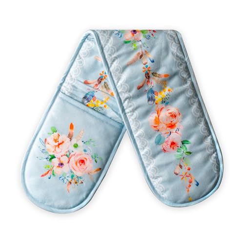 Double Oven Mitts 100% Cotton Double Oven Glove