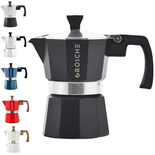 Milano Stovetop Espresso Maker Moka Pot 3 espresso Cup