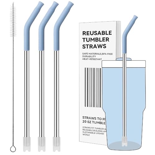 Straight Metal Straws for Stanley 20oz