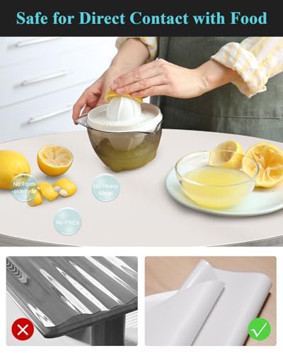 Pure White Plastic Table Cover Protector