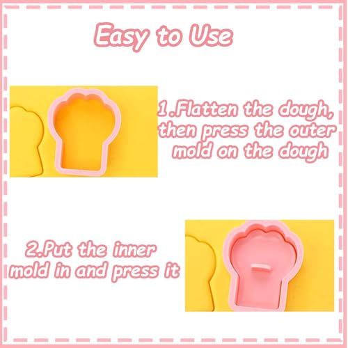 8 pcs Cat Cookie Cutters Set (8 Count)