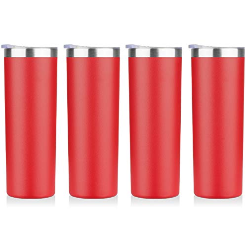 20 oz Skinny Tumblers Bulk Set (4 Count)