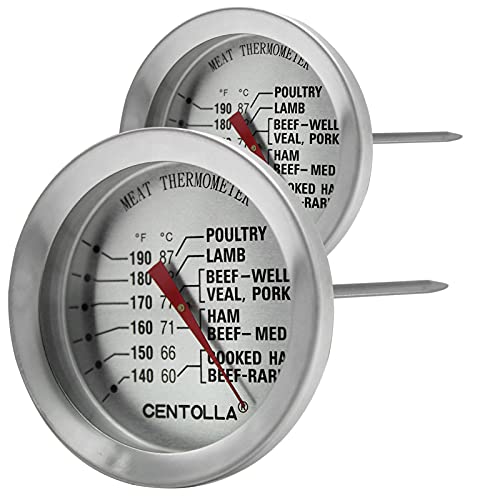 2 Pieces Meat Thermometer for Roaster Oven (2 Count)