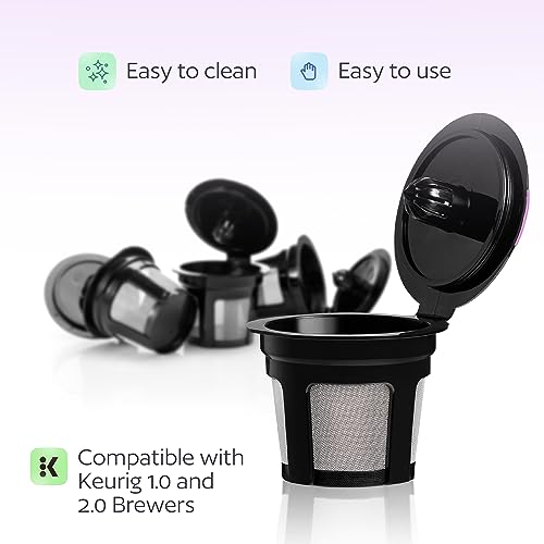 4 Reusable K Cups for Keurig Coffee Makers (4 Count)