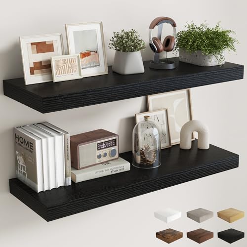 12 Inch Deep Floating Shelves (2 Count)