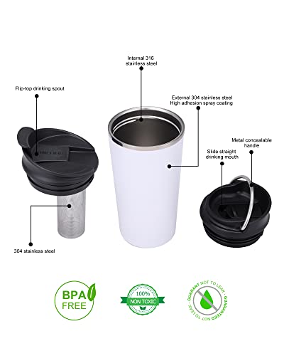 17oz Travel Tea Mug with Infuser
