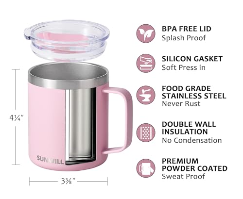 Insulated Coffee Mug with Lid