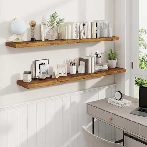 55 Inch Fireplace Mantel Shelf (2 Count)