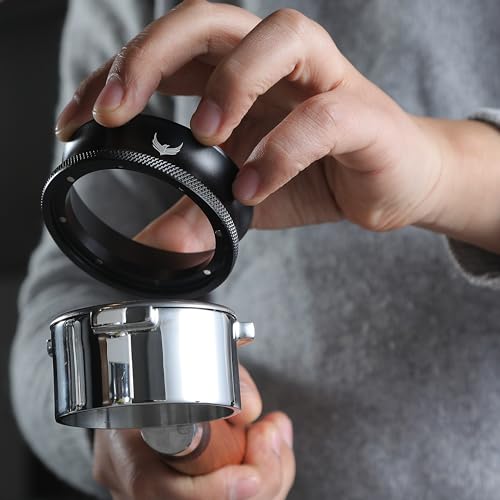 Magnetic 58mm Espresso Portafilter Dosing Funnel and Puck Screen Set