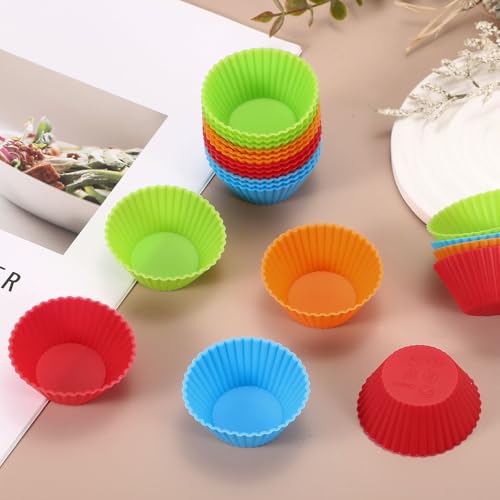 36Pcs Silicone Cupcake Liners