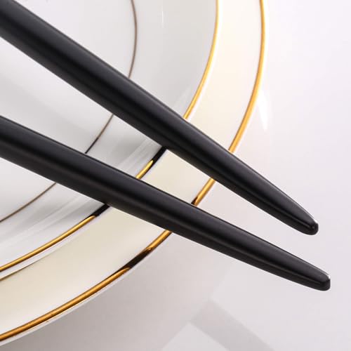 Silver Black Salad Serving Utensils (2 Count)