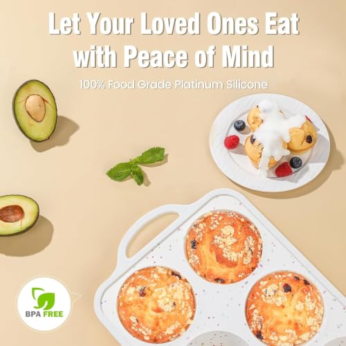 Silicone Muffin Pan with Metal Reinforced Frame