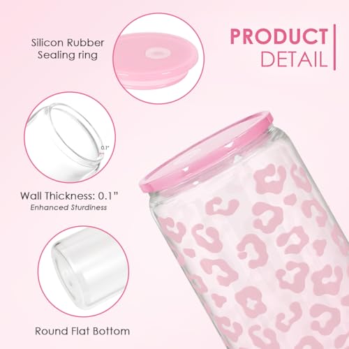 Leopard Glass Bottle