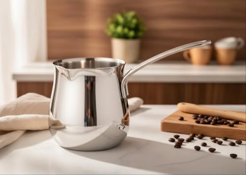 Stainless Steel Turkish Cezve Coffee Pot