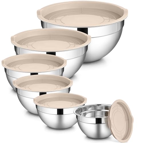 6 PCS Mixing Bowls with Lid Set (12 Count)