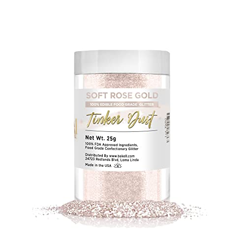 Soft Rose Gold Edible Glitter