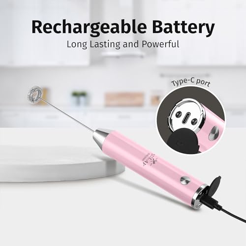 Rechargeable Milk Frother Handheld
