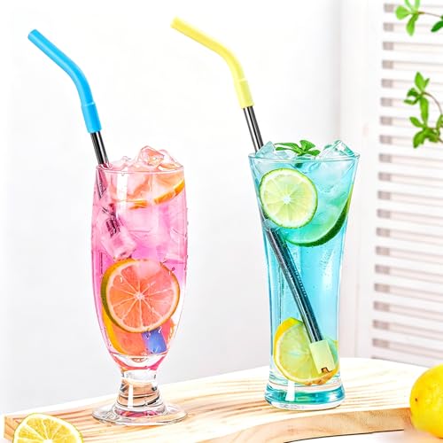 4 Set Silicone Straw Tips with Bottom Tub Compatible with Stanley Yeti (4 Count)