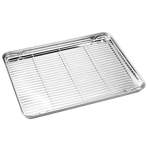 Baking Sheet & Rack Set [2 Sheets + 2 Racks]
