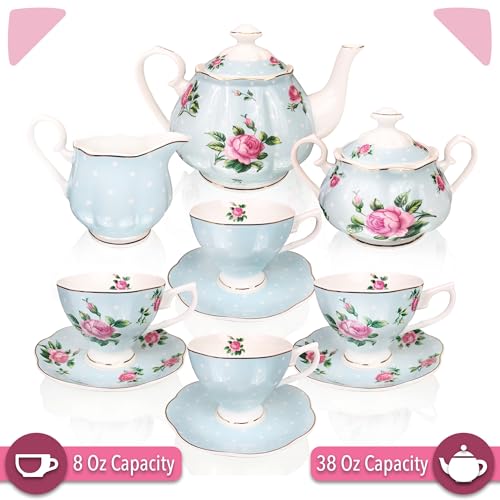 BTaT Floral Tea Sets for Adults