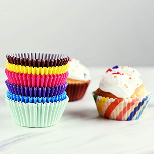 1000 Pack Paper Baking Cups Cupcake Liners Muffin Liner (1000 Count)