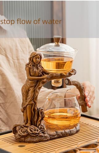 Glass Teapot Set with Infuser Semi Automatic Tea Set Magic Teapot