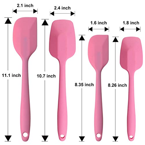 Silicone Spatulas Set (4 Count)