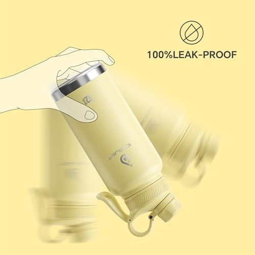 Insulated Stainless Steel Water Bottle with 2 Leak