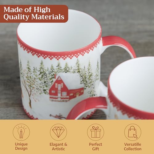 Coffee Mug with Handles Tea Cups