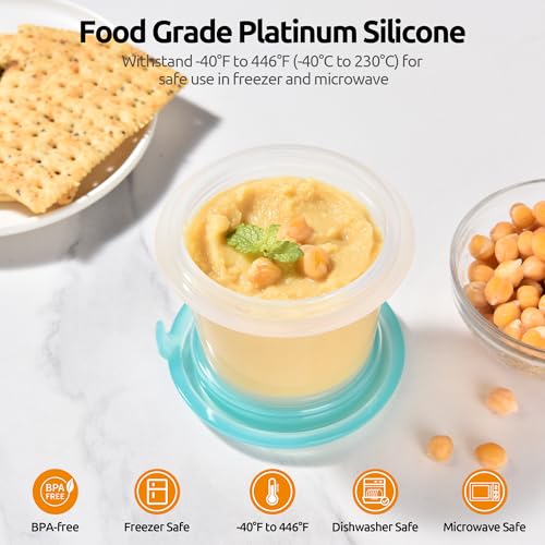 Silicone Container with Lids