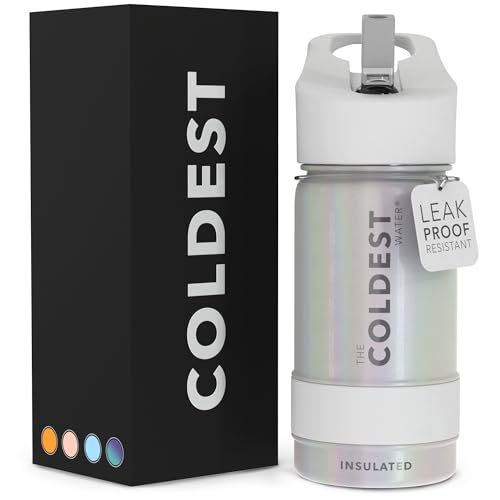 Coldest Insulated Water Bottle with Straw Lid