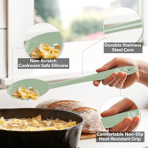 DI ORO Silicone Cooking Spoons (2 Count)