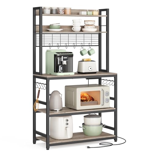 Bakers Rack with Power Outlet