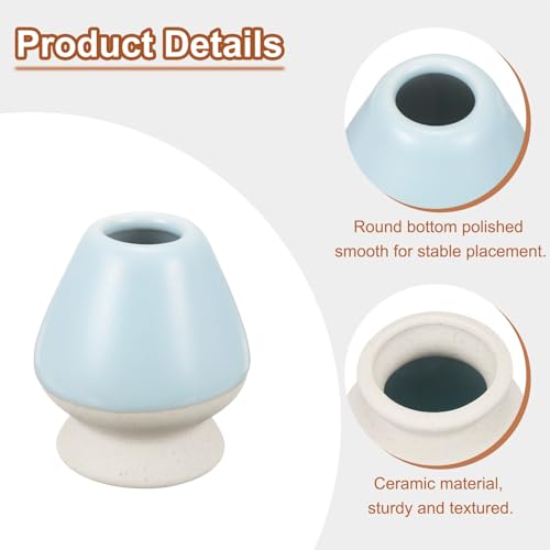 Ceramic Chasen Stand 70mm Matcha Whisk Holder Teas Set Whisks Stand Traditional Matcha Tea Chasen Holder Tea Set Accessories for Tea Tasting