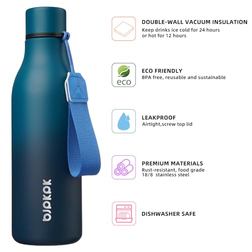 18oz Insulated Water Bottle