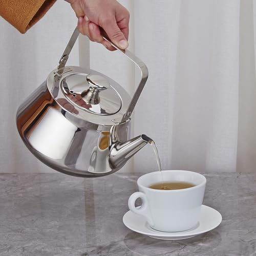 2.1 Quart stainless steel teapot with Infuser A modern
