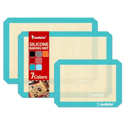 Silicone Baking Mat Set of 3 Dark Blue