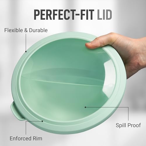 12 Piece Plastic Nesting Mixing Bowl Set