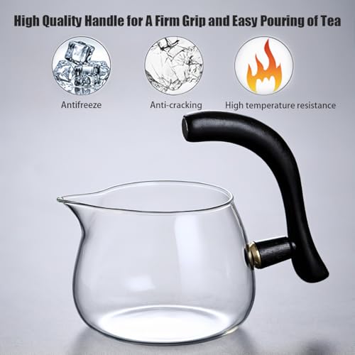 Glass Semi Automatic Tea Set