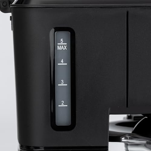 5 Cup Drip Coffee Maker with Glass Coffee Pot