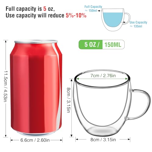 Espresso Cups Set of 4 (4 Count)