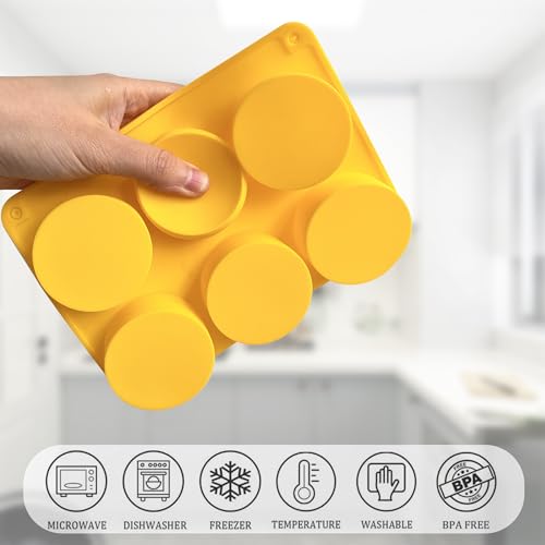 Round Chocolate Cookie Silicone Molds